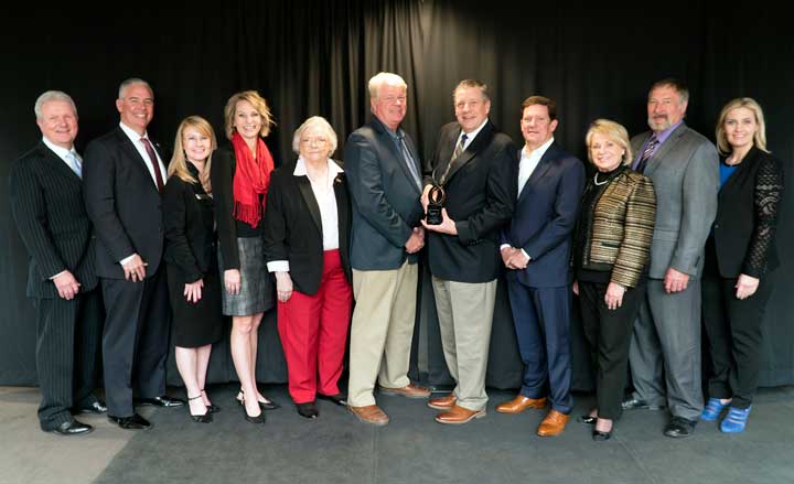 Partners for Progress award presentation 7725 CONNECT group photo 