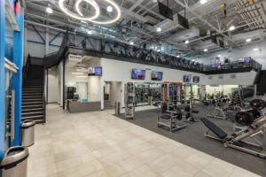 weight room and cardio room upstairs