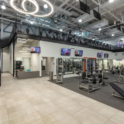 weight room and cardio room upstairs